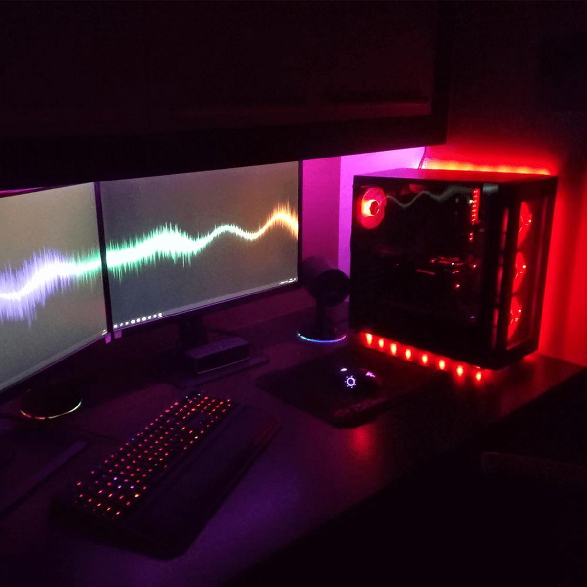 PC led strip set 3 meter RGB Basic
