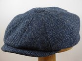 Stetson Hatteras 'Peaky Blinders' ruige tweed blauw maat 56