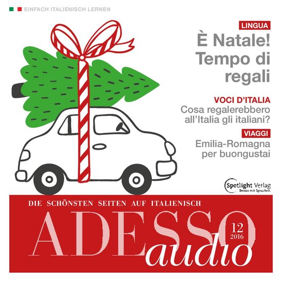 Italienisch lernen Audio - Weihnachtsgeschenke - cover