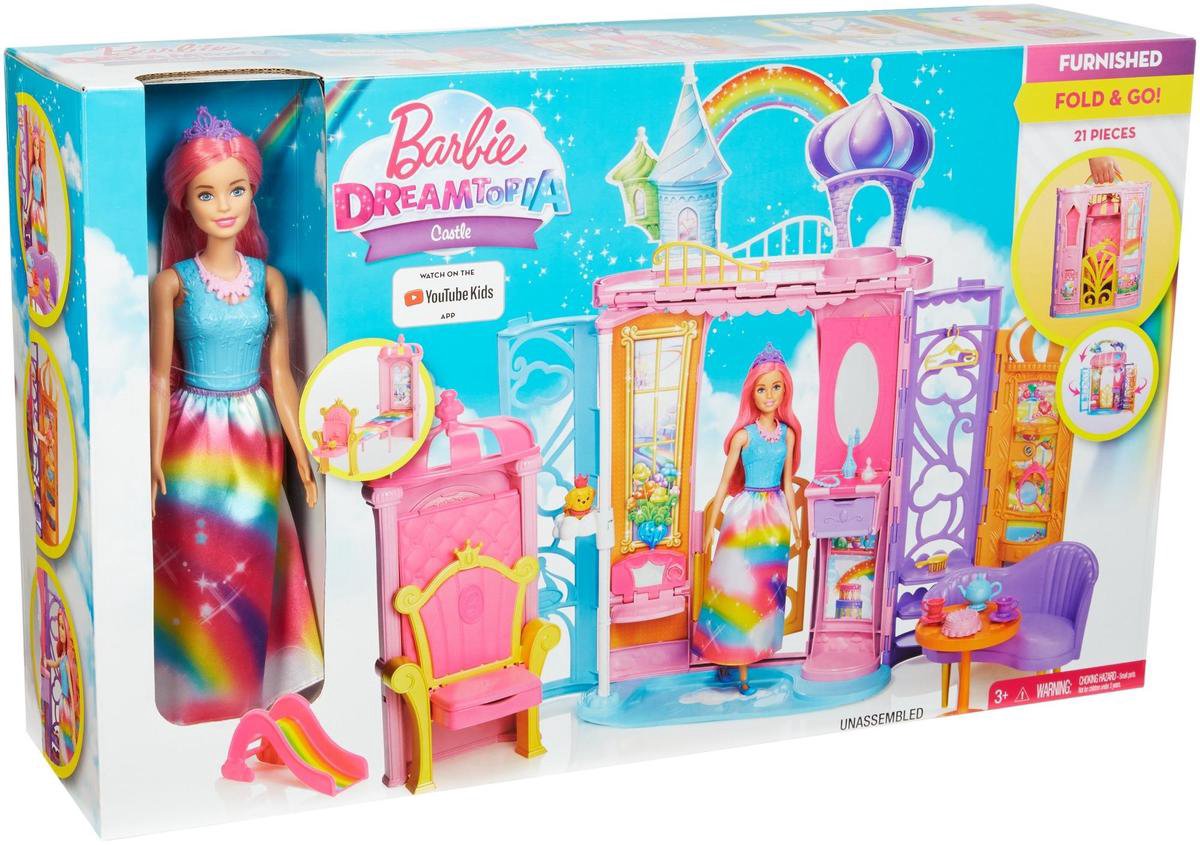 vlot Geavanceerde Samenpersen Mattel Barbie Dreamtopia Kasteel / poppenhuis | bol.com