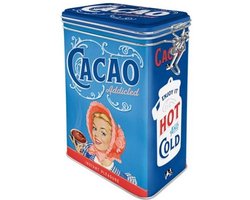 Cacao - Tinnen Voorraadblik - Met Klipsluiting