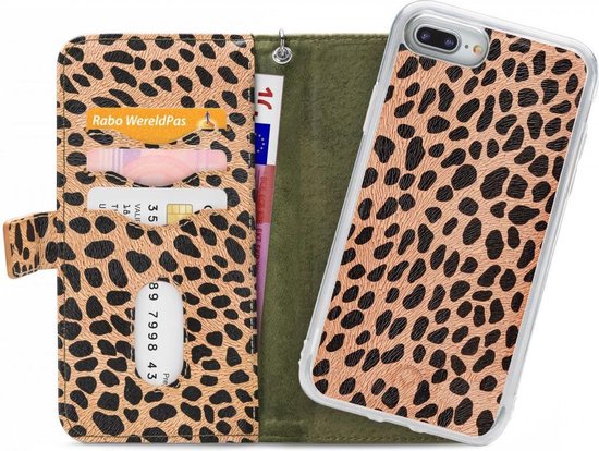 Mobilize 2 in 1 Wallet Zipper Case Hoesje Olive Leopard iPhone 8 Plus / 7  Plus / 6S... | bol.com