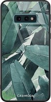 Samsung S10e hoesje glass - Jungle | Samsung Galaxy S10e case | Hardcase backcover zwart