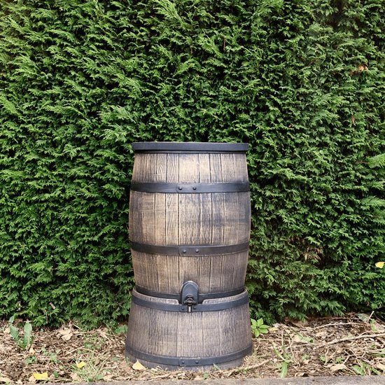 Regentonset Roto 120 liter + voet + vulautomaat