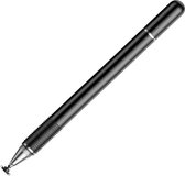 Baseus 2-in-1 Universele Stylus Pen Met Precision Disc Tip - Geschikt voor alle Smartphone Tablet en iPad - Universeel - Zwart