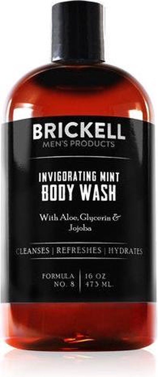 Brickell Invigorating Mint Body Wash 473 ml.