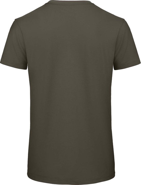 Senvi 5 pack T-Shirt -100% biologisch katoen - Kleur: Khaki 3XL