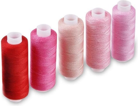 Kit de fil à coudre CiaraQ 30 couleurs polyester 250 mètres par bobine pour la couture à la main et à la machine