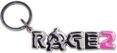 Rage - Logo Sleutelhanger - Zwart