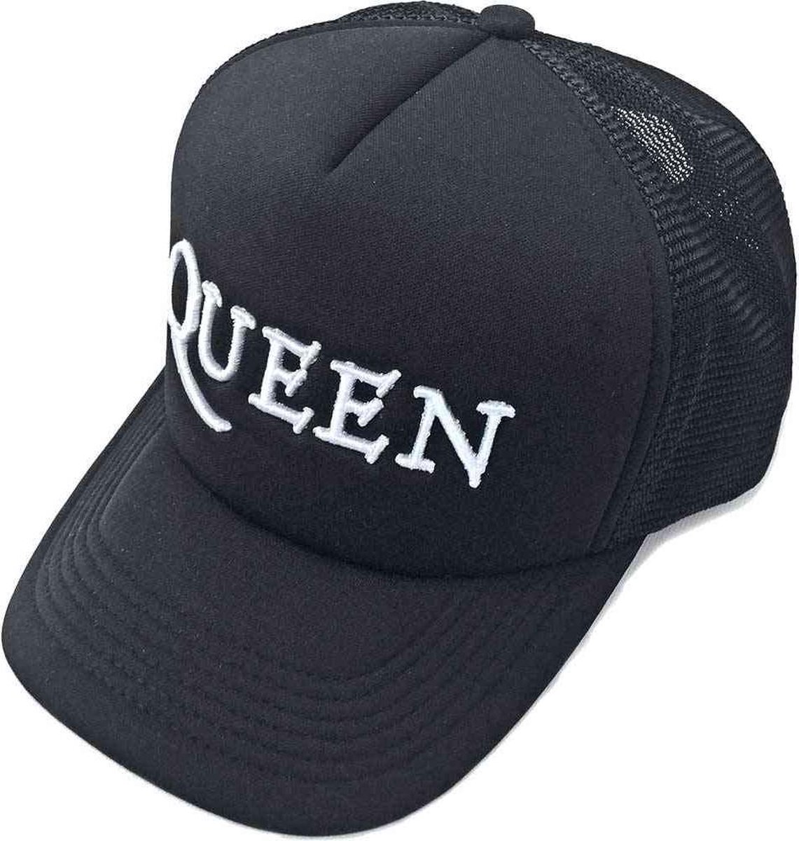 Queen Baseball pet Logo Zwart