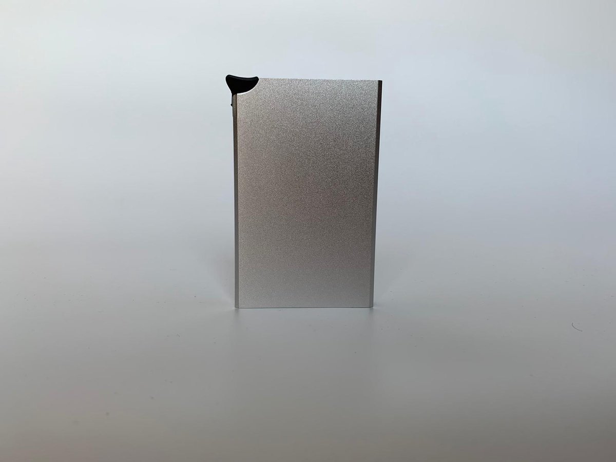 Onmogelijk Flitsend wassen RFID proof metalen betaalpas houder / Creditcards Pinpassen / Roestvast  staal RVS / | bol.com
