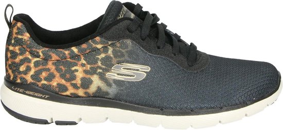 skechers flex appeal 3.0 leopard path