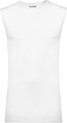 Slater 1700 - Stretch mouwloos T-shirt ronde hals wit L 95% organisch katoen 5% elastan
