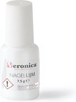 Veronica Nail Products nagel tip lijm - in een flesje met kwastje