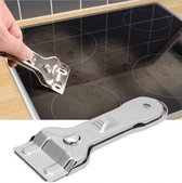 Inductieplaat kookplaat schoonmaken - Glasschraper krabber voor keramische / Inductie / Halogeen Kookplaat - Glas Mes Schraper
