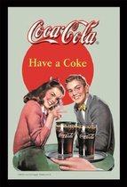 Coca Cola Coke Time Spiegel, Wandspiegel, Amerika USA