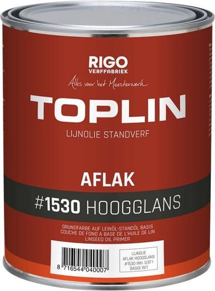 Toplin – hoogglans Wit 2,5L - wit