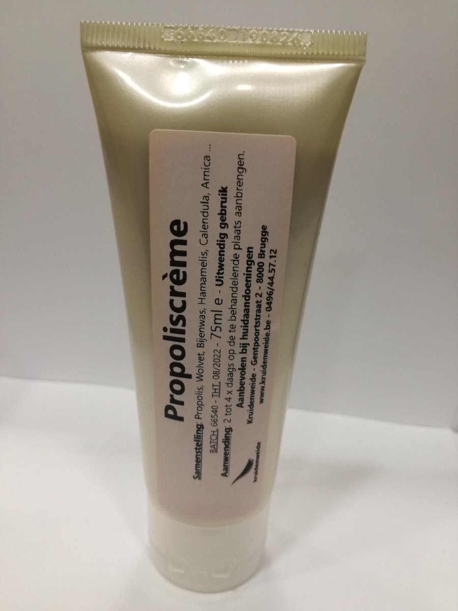 Goedkoopste Kruidenweide Propoliscrème Tube 75 ml