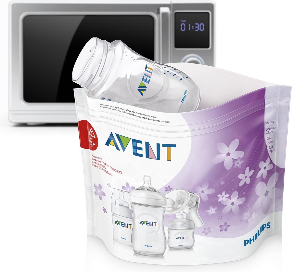 Goedkoopste Philips Avent - Microgolf Sterilisatie Zakjes - Snel Steriliseren - 5 stuks