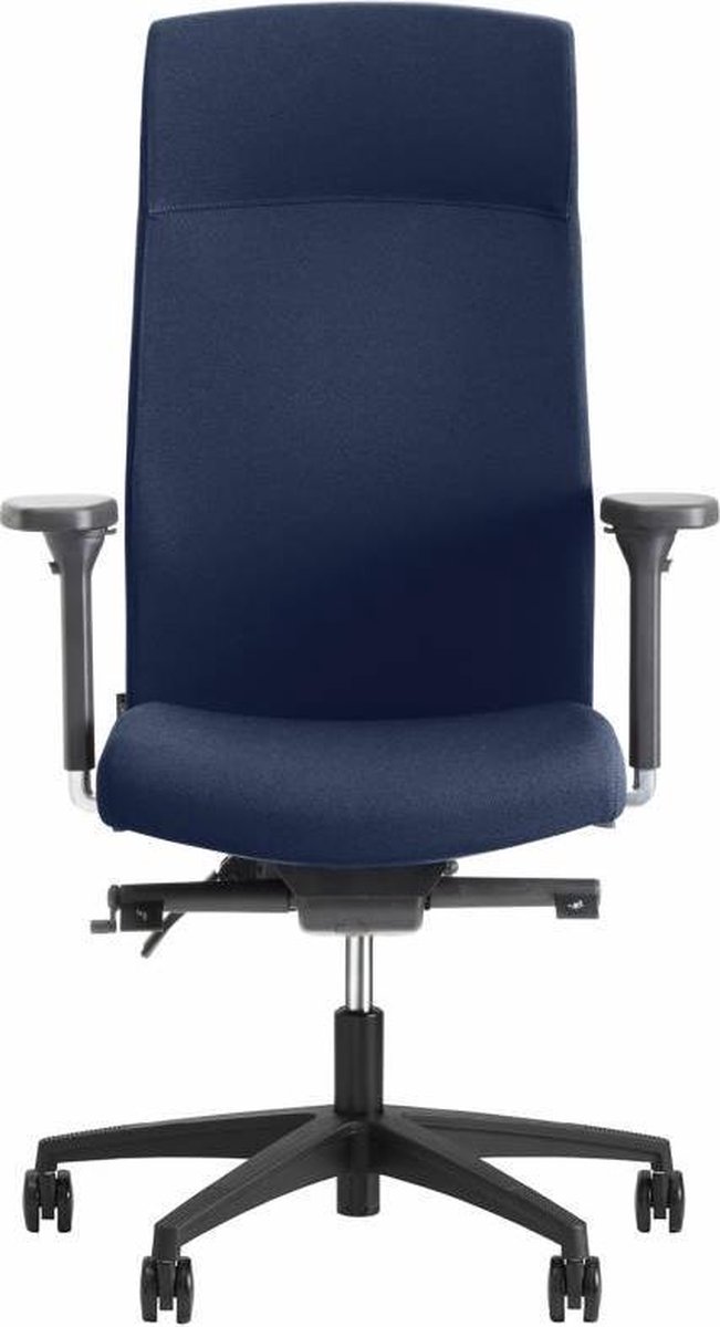 Bureaustoel | Be Noble - Hoge Rug - Donkerblauw