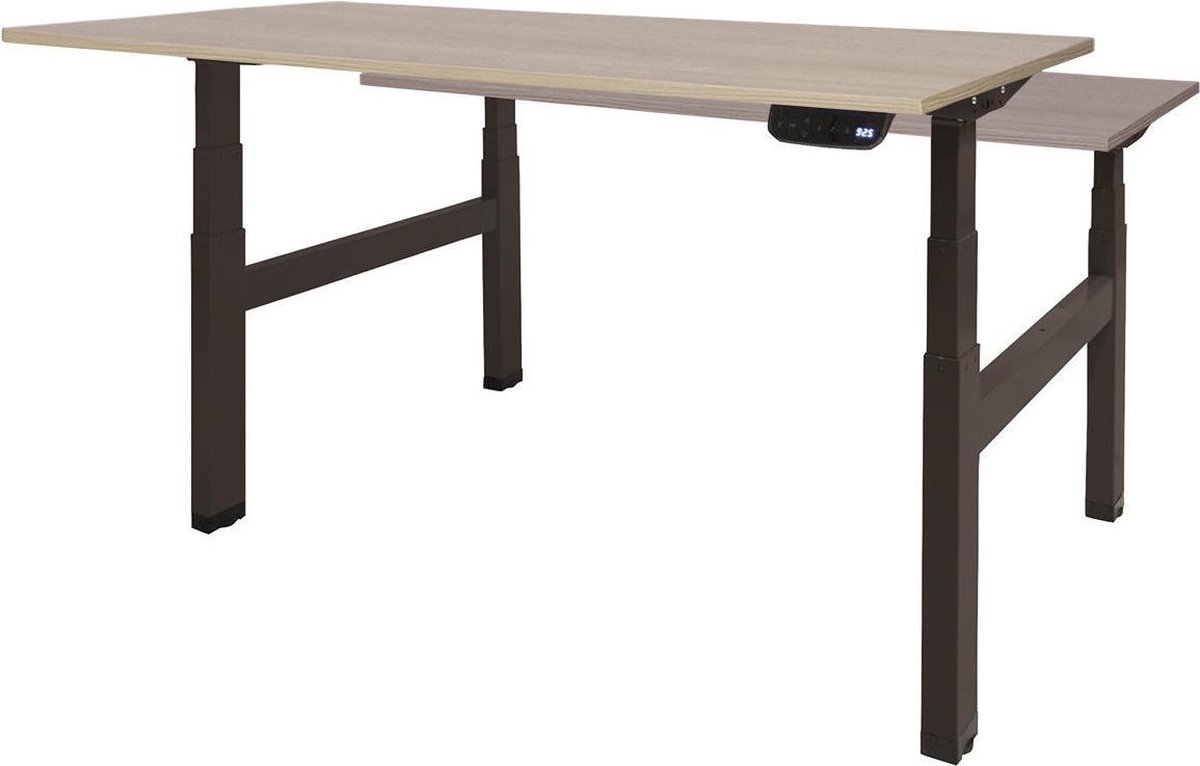 Zit Sta Bureau - Duo Elek 120x80 robson -zwart frame