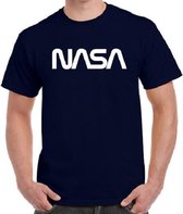 Nasa T-shirt | Official Logo | Navy | Maat XXL