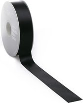 Taftband Stofband Zwart 25mm