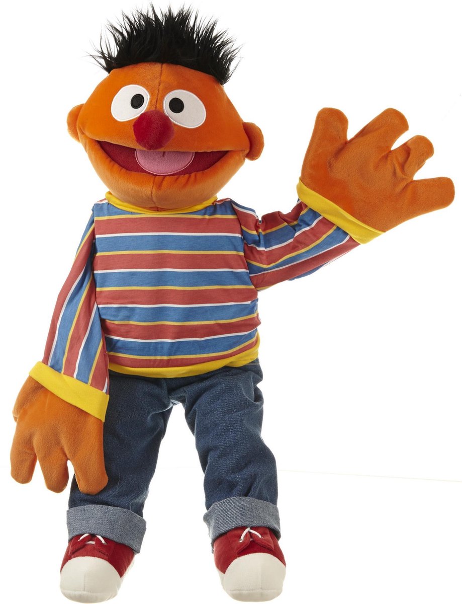 Living Puppets handpop ernie 45cm afbeelding 1