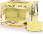 Yankee Candle - Homemade Herb Lemonade Candle ( domácí bylinková limonáda ) - Aromatické čajové svíčky ( 12 ks ) (U)