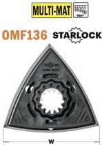 CMT - 93mm geperforeerde schuurvoet, Starlock - Zagen
