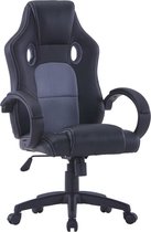 Luxe Gamestoel grijs (Incl LW Fleece deken) - Gaming Stoel - Gaming Chair - Bureaustoel racing - Racestoel - Bureau stoel gamen