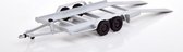 Ixo Models Autotrailer Zilver 1:18