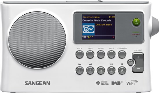 Sangean WFR-28C - Fusion 280 Internet Radio met DAB+ en FM - Wit
