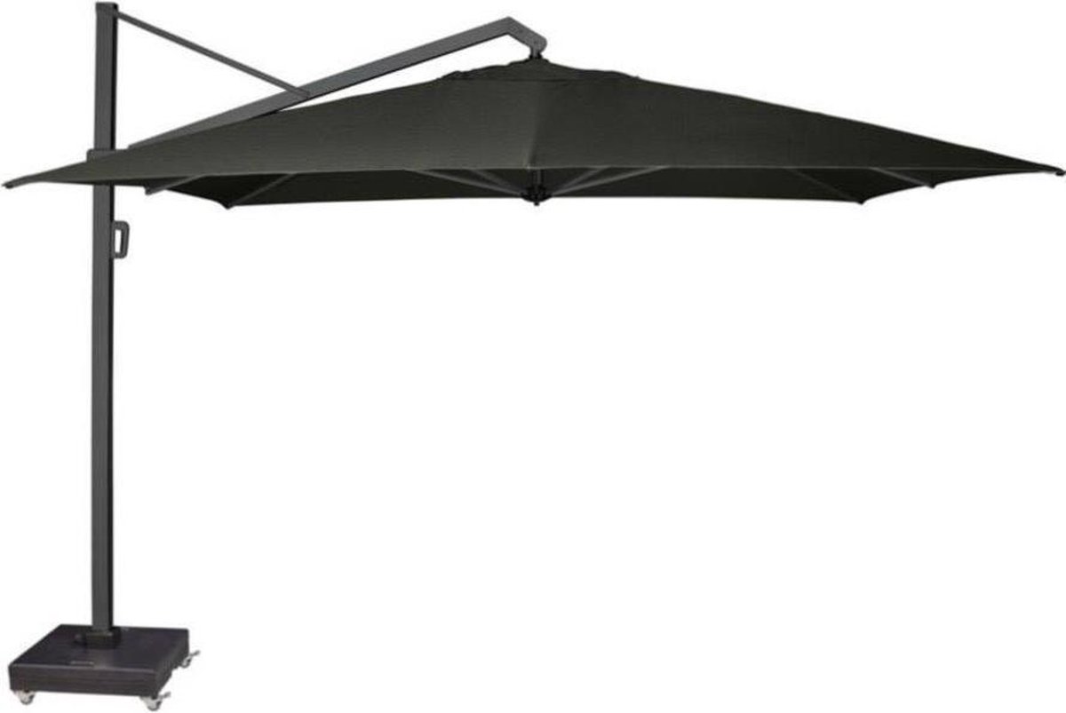 Icon zweefparasol 350x350 cm + voet + hoes - outlet | bol.com