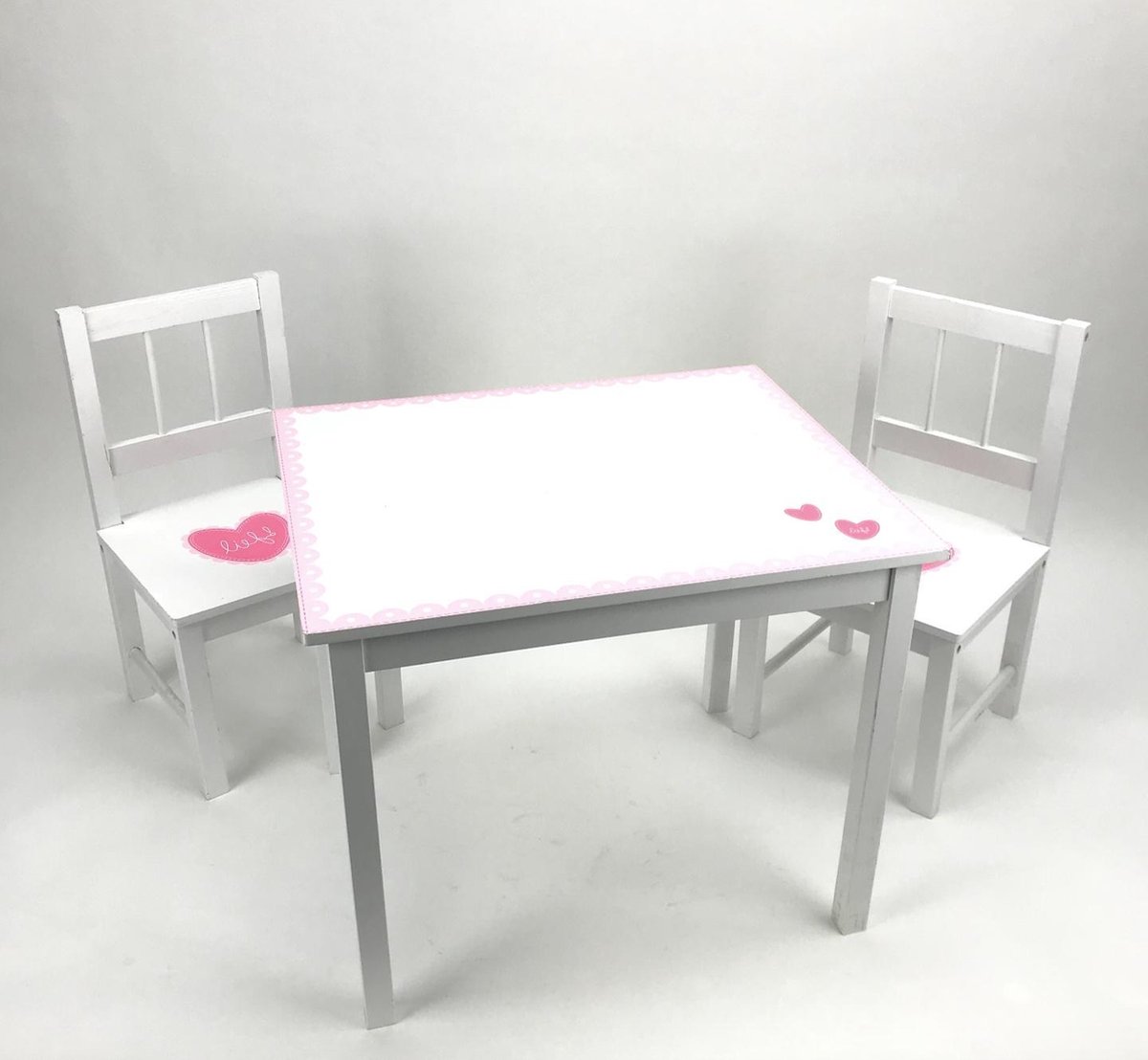Wit kinderset / speeltafel Lief! - 2 stoelen met tafel | bol.com