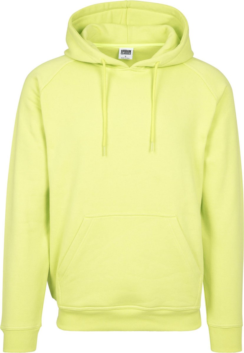 Heren Mannen Extra dik en zacht Dikke kwaliteit Casual Modern Classic Streetwear Urban Effen Basic Plain Hoodie frozen Geel