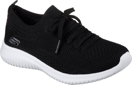 Skechers Ultra Flex Dames Sneakers - Zwart - Maat 37 | bol.com
