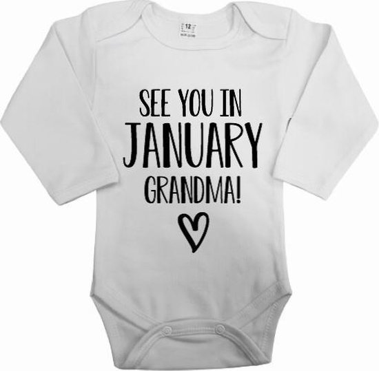 Cache-couche bébé à grand-mère en janvier | Annonce de grossesse | Cadeau  pour la plus... | bol.com