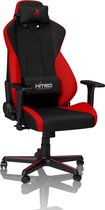 Nitro Concepts S300 Inferno Red Gaming stoel Zwart, Rood