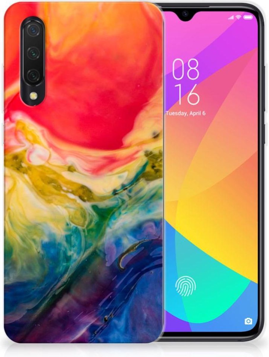 Hoesje maken Xiaomi Mi 9 Lite Watercolor Dark