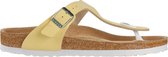 Birkenstock Gizeh Dames Slippers Vanilla Sunkissed Regular-fit |  Geel | Imitatieleer | Maat 42
