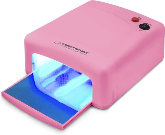 UV Lamp Gelnagels 36 Watt met Timer – Nageldroger voor Gel & Acryl Nagellak - Roze