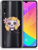 Xiaomi Mi 9 Lite Silicone Back Case Boho Skull
