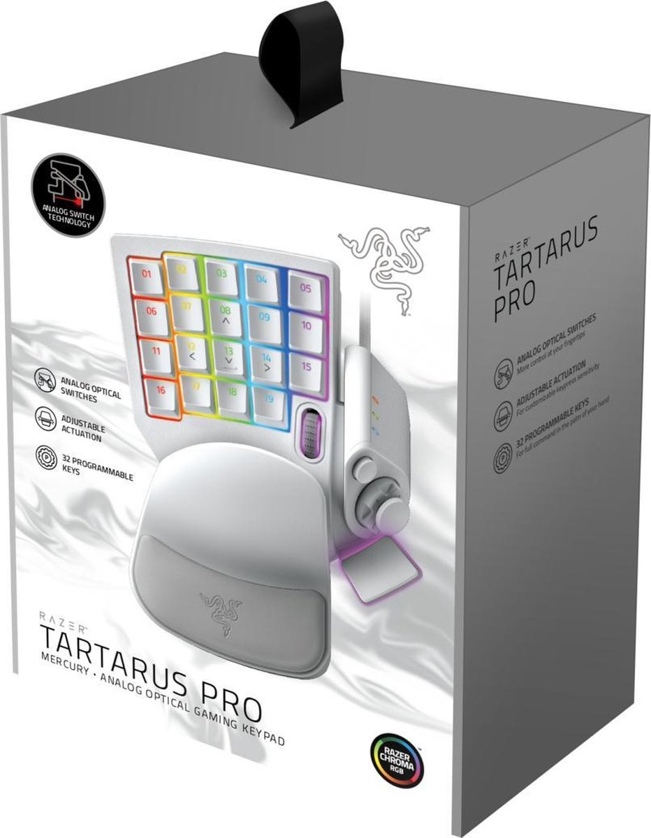 Bol Com Razer Tartarus Pro Gaming Keypad Mercury