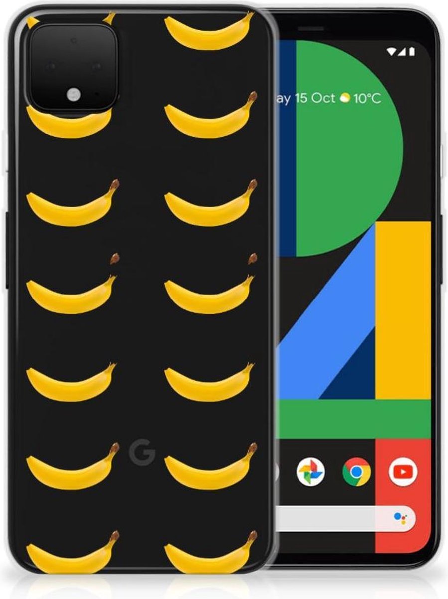 Google Pixel 4 XL Siliconen Case Banana