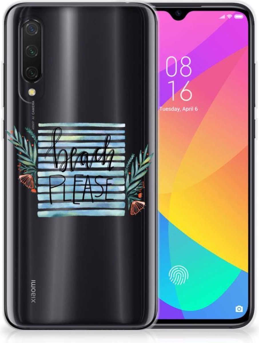 Xiaomi Mi 9 Lite Telefoonhoesje met Naam Boho Beach