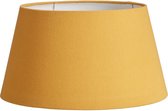 Lampenkap Textiel -  mosterd geel/oker - Ø40 cm - verlichting - lamp onderdelen - wonen - tafellamp - rond