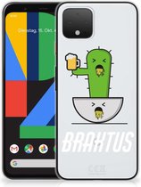 Google Pixel 4 Telefoonhoesje met Naam Braktus