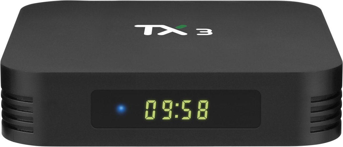 Lipa TX3 Tv box 4-32 GB Android 9.0 - 32 GB opslag - Kodi, Netflix en Play store - 8K en 4K decoder - LIPA