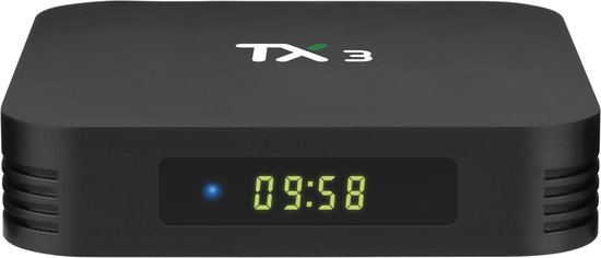 Lipa TX3 Tv box 4-32 GB Android 9.0 - 32 GB opslag - Kodi, Netflix en Play store - 8K en 4K decoder - LIPA